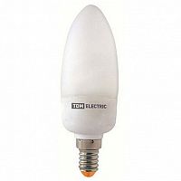 Лампа энергосберегающая КЛЛ-С-9 Вт-2700 К–Е14 |  код. SQ0323-0097 |  TDM